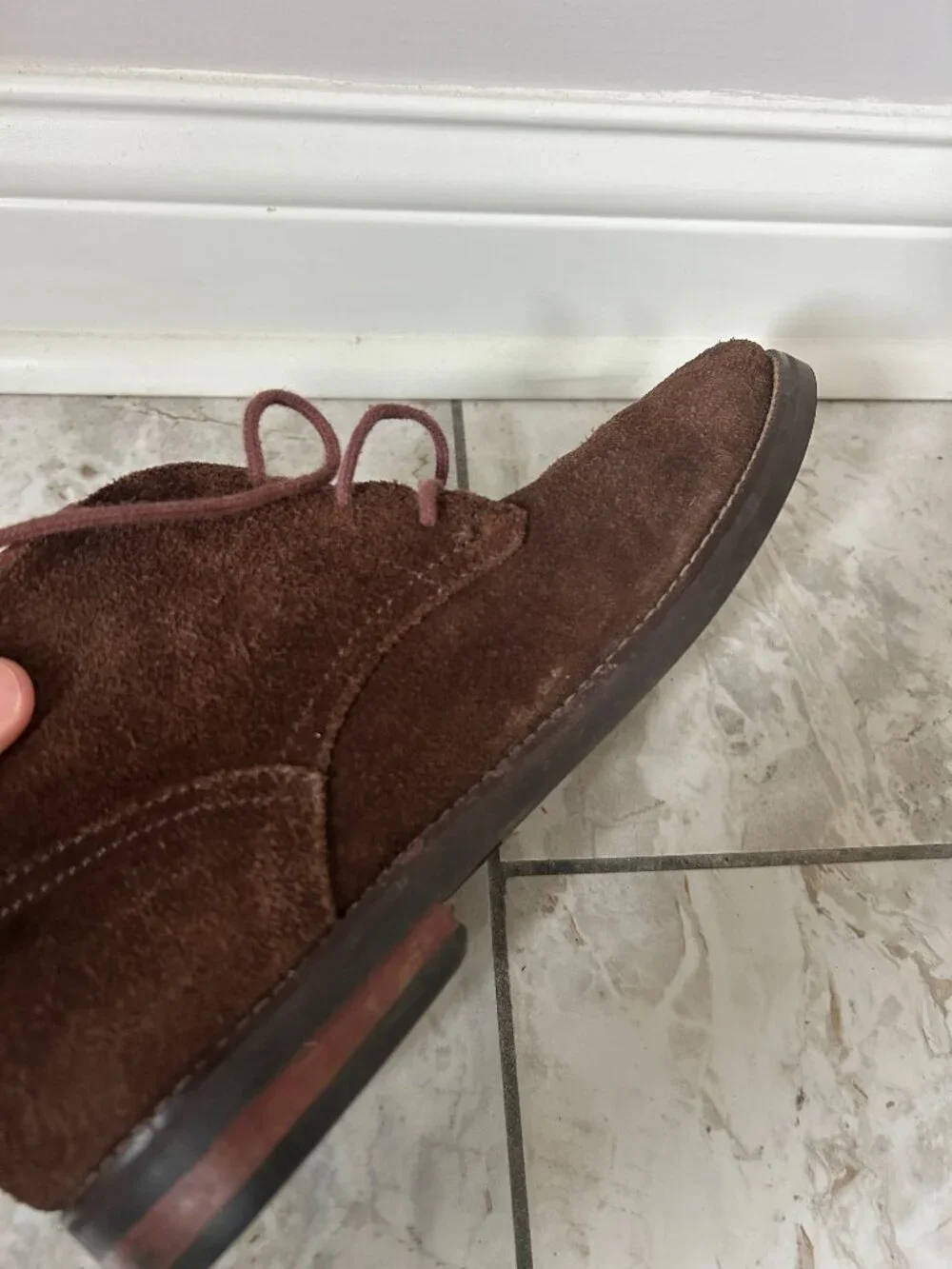 Cole Haan Ogden Stitch Chukka II Mens 10M Brown Suede Desert Boots C26393